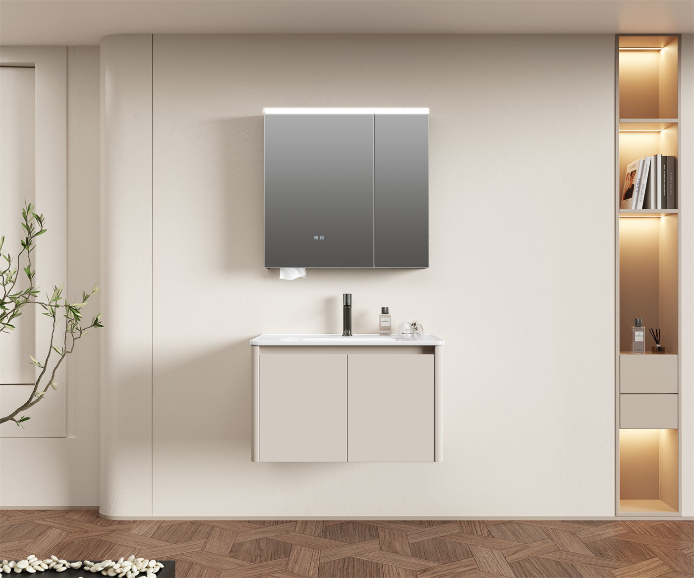 Solid wood bathroom cabinet Solid wood bathroom cabinet